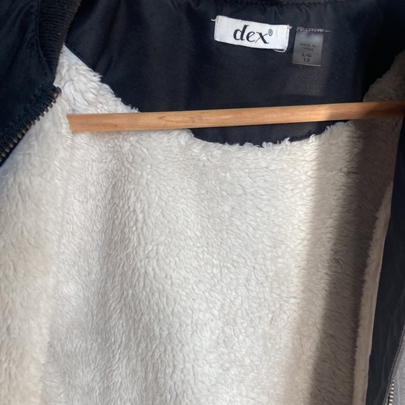 Dex Bomber jacket - warm lining - size 12 youth - Picture 3 of 4